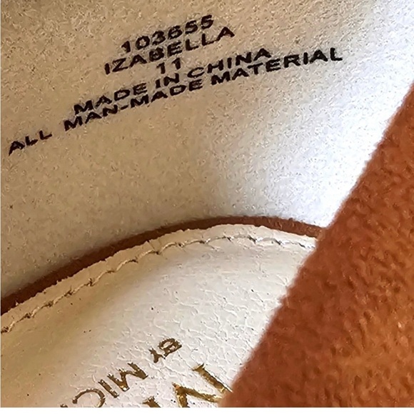 Michael Kors chunky Camel color pumps. - Picture 6 of 7